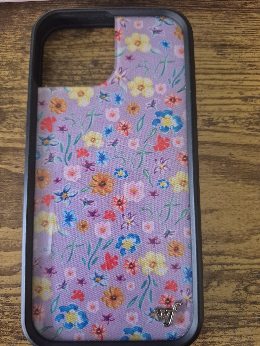 Floral Pink Protective Phone Case with Multicolor Print